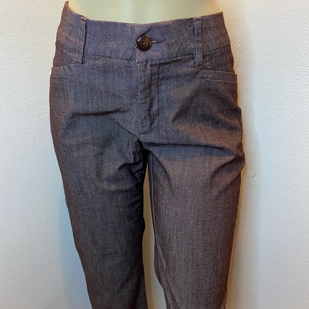 Lee Platinum Label No Gap Waistband Brown Pants - Picture 2 of 6